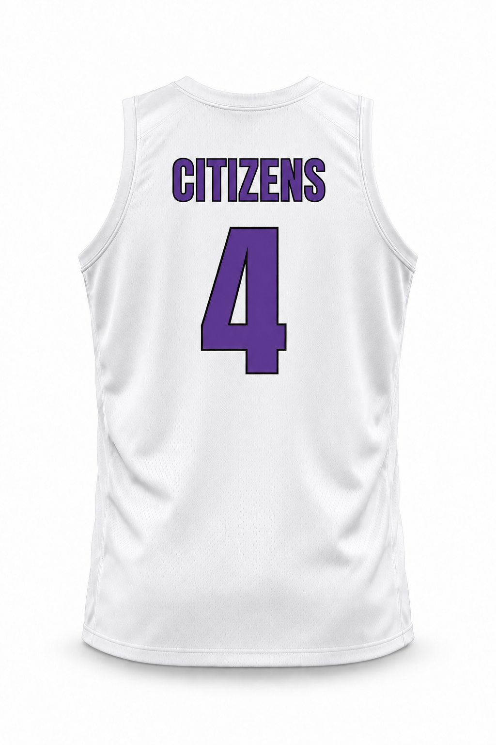 Citizens — maillot match blanc dos