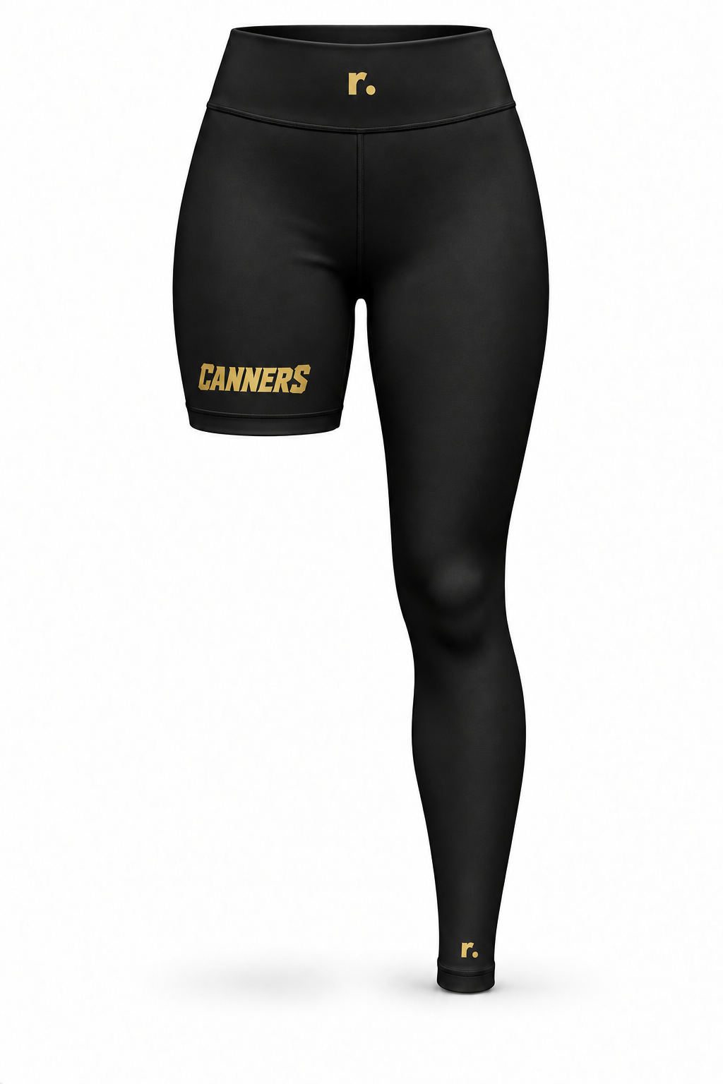Legging féminin une jambe Canners — Noir