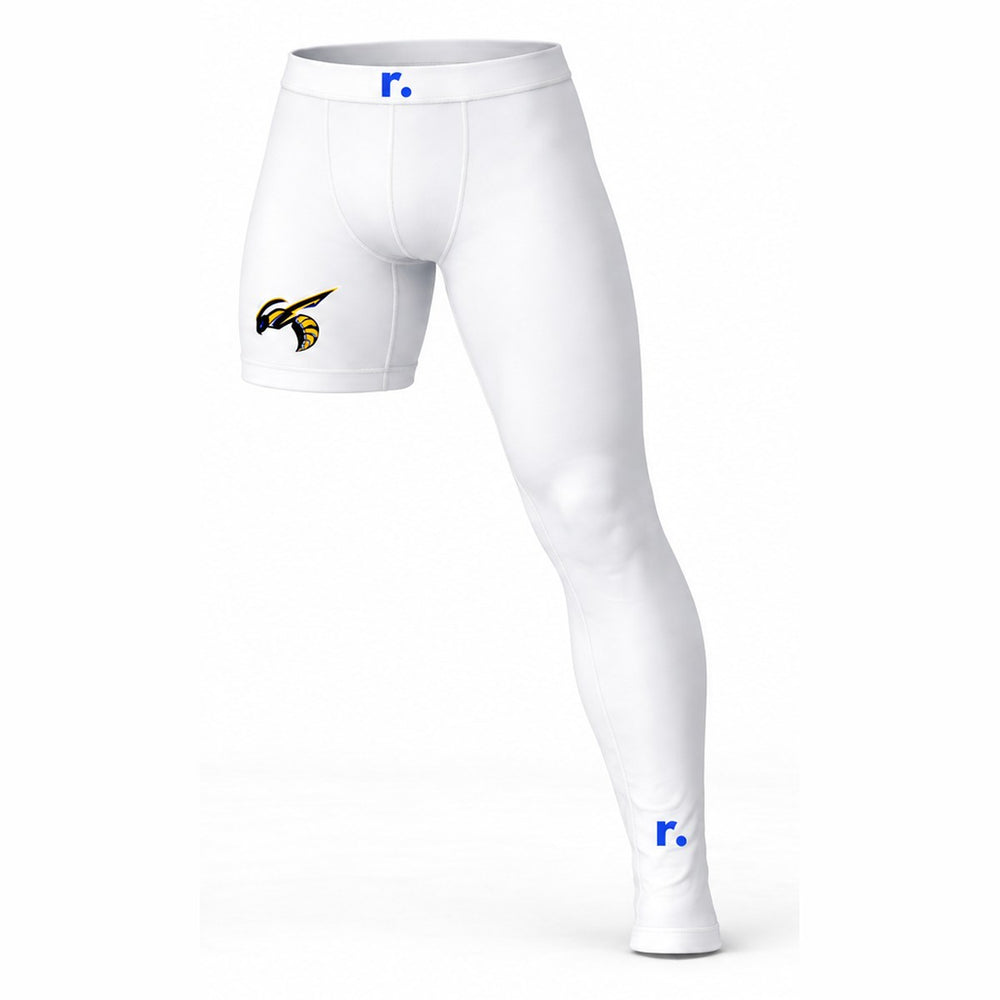 Compression 1 jambe Arciers – blanc