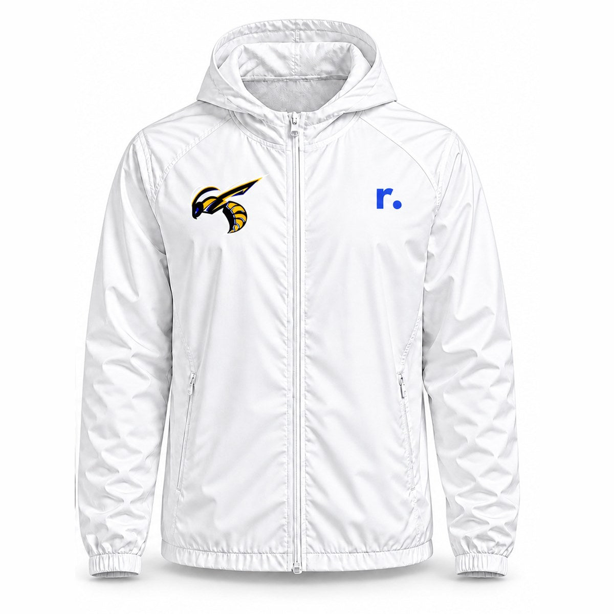 Veste pluie zippée Arciers – blanc