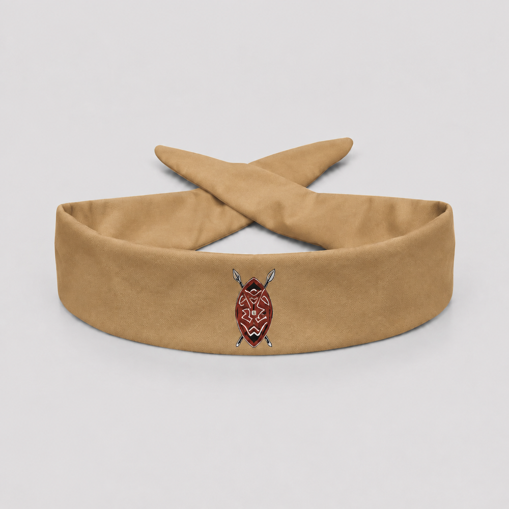 Bandeau à nouer Maasai gold