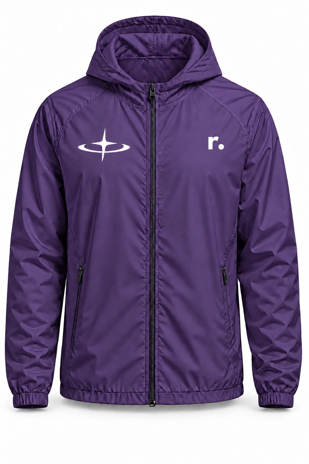 Citizens — veste pluie violet logo blanc