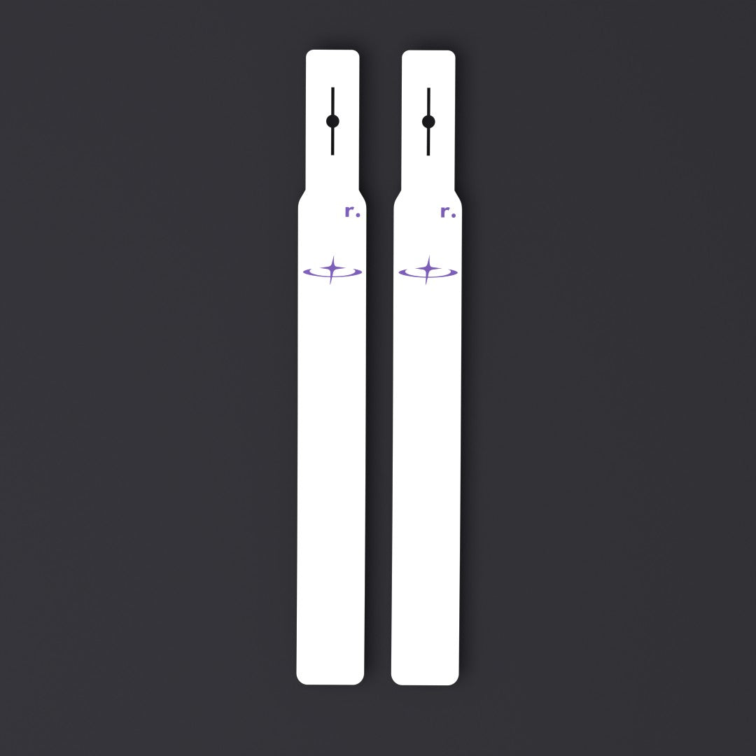 Flags Citizens blancs logo violet – rendu 3D