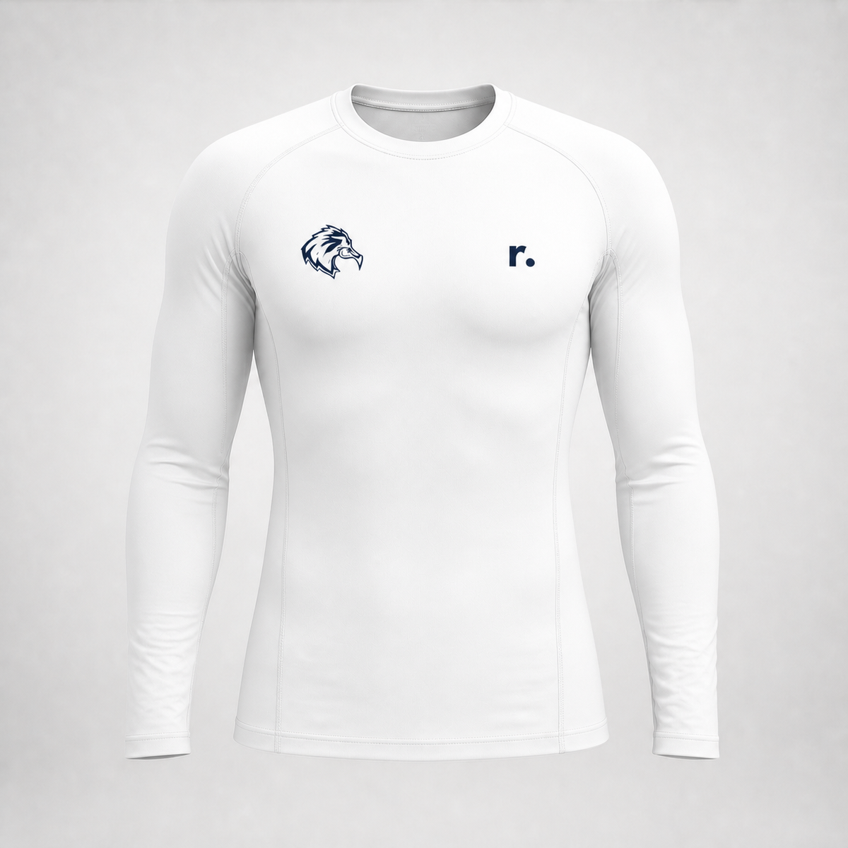 Compression haut Seagulls — Haut manches longues – deux bras / Blanc