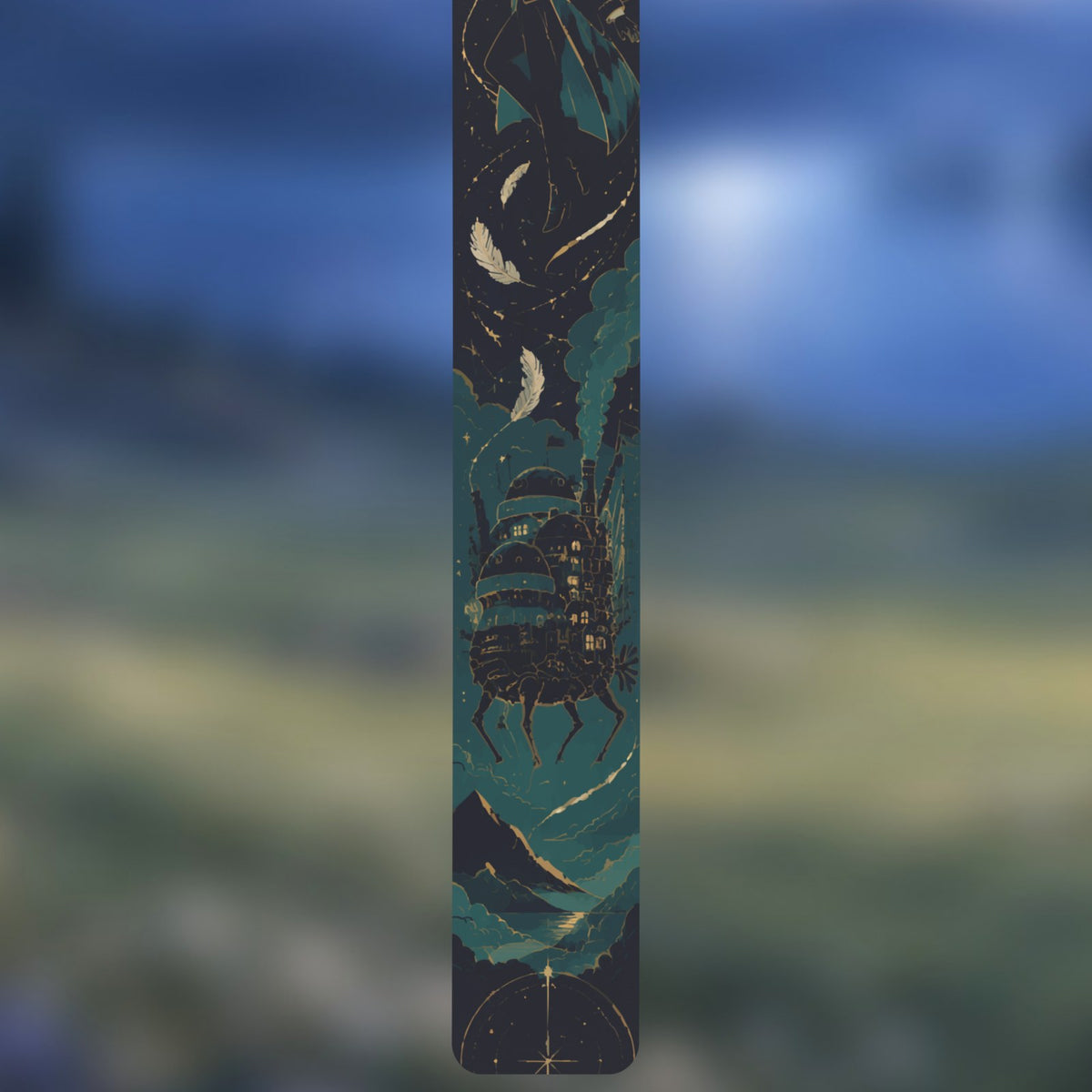 Flags Château ambulant – détail du motif (rendu 3D)