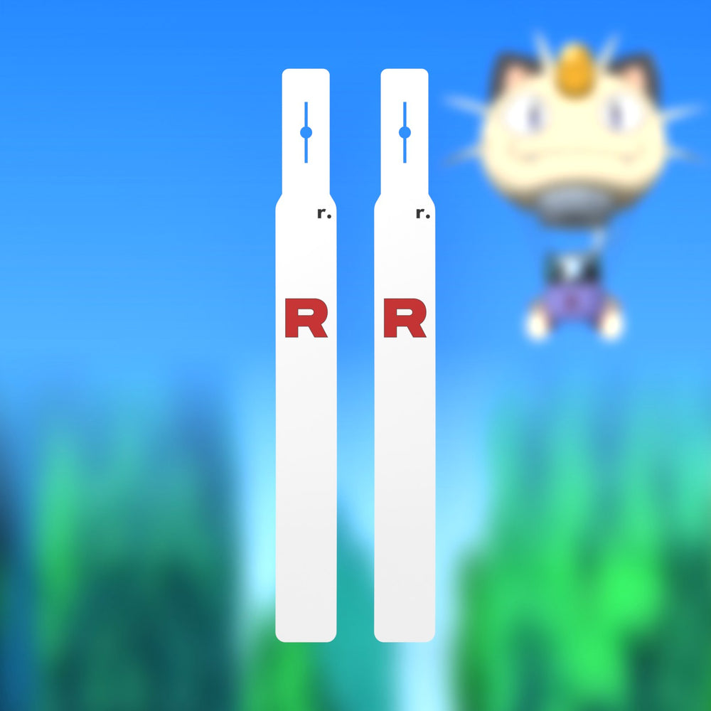 Flags Rocket Blanc – en situation (rendu 3D)