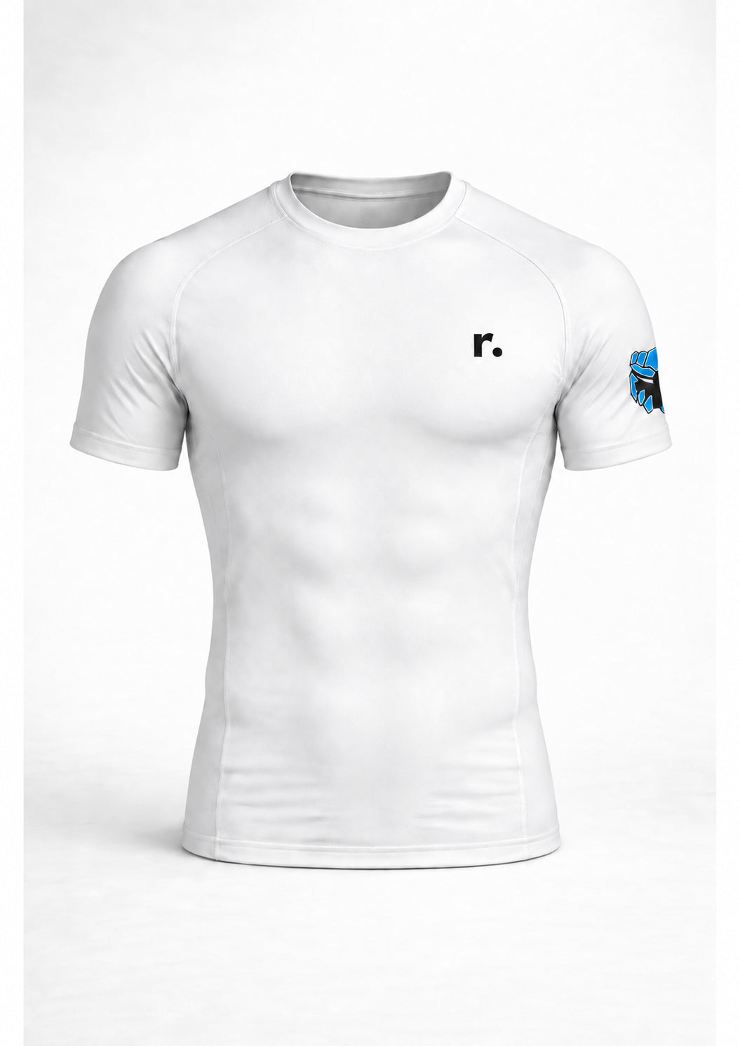 Compression manches courtes Juggernautes – blanc