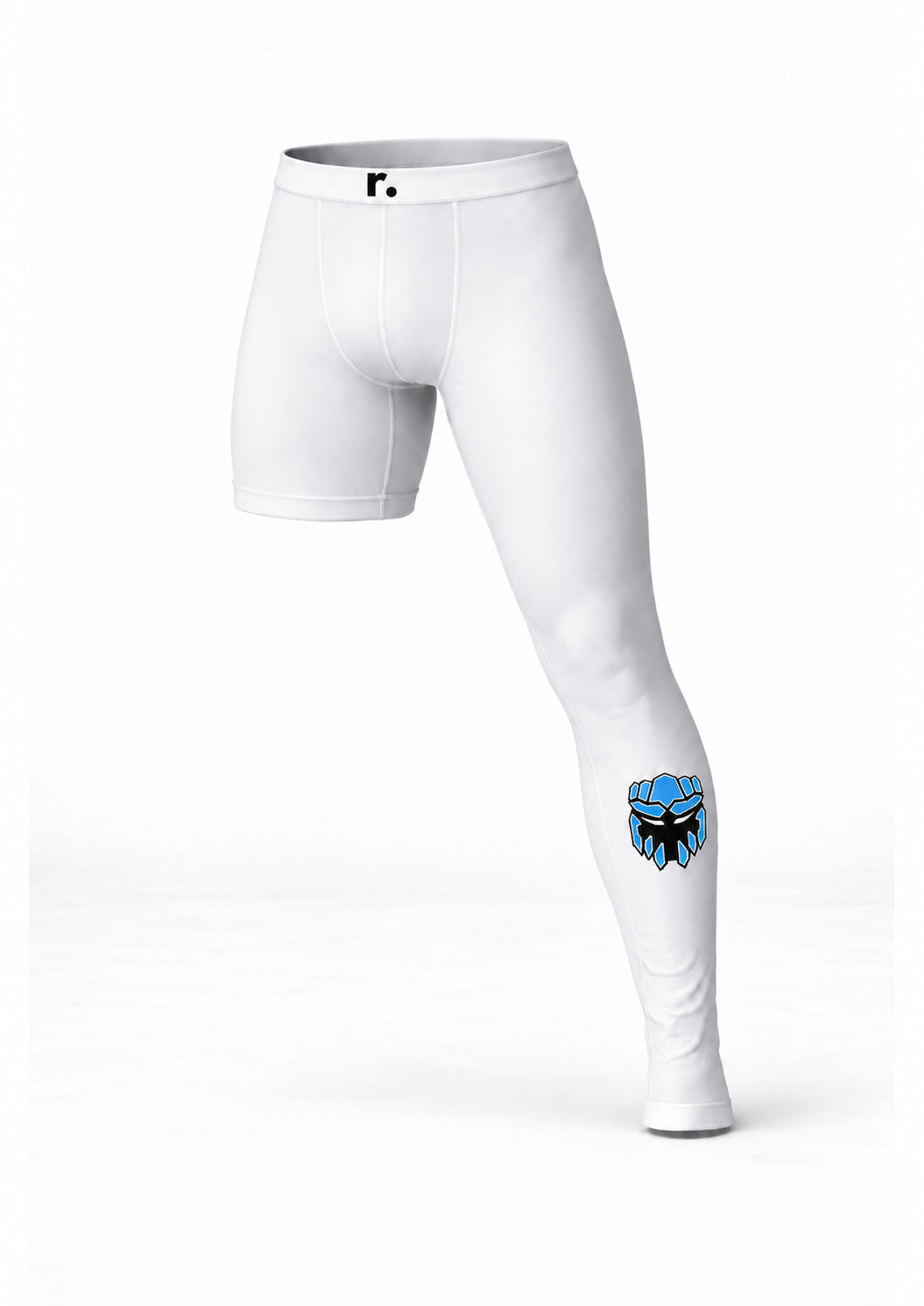 Legging 1 jambe homme Juggernautes – blanc