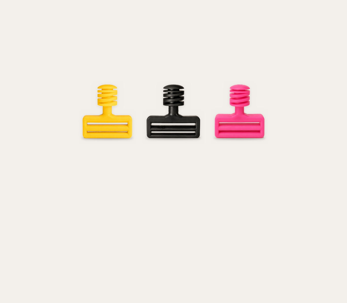 POP LOCK jaune, noir et rose