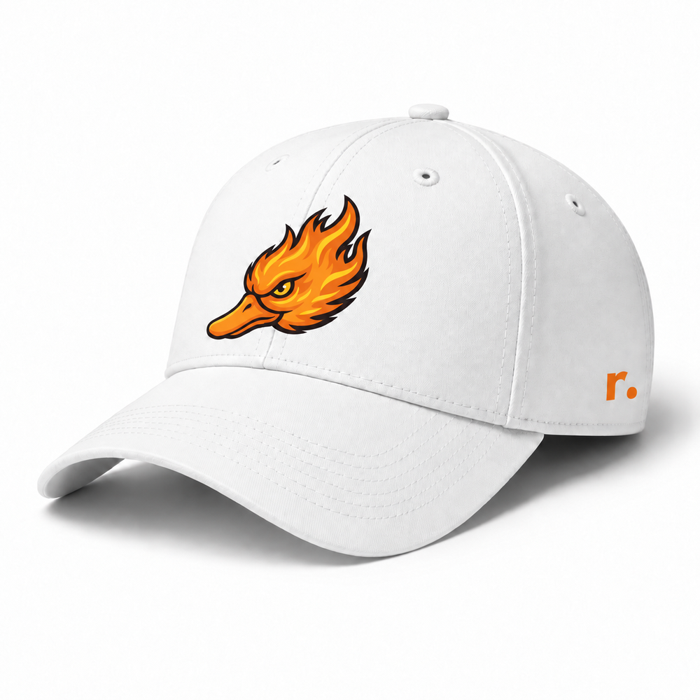 Casquette Spicy Ducks orange - Blanc / Uni