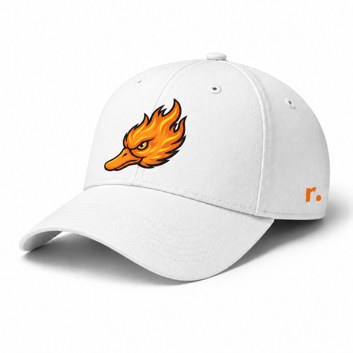 Casquette Spicy Ducks orange - Blanc / Uni