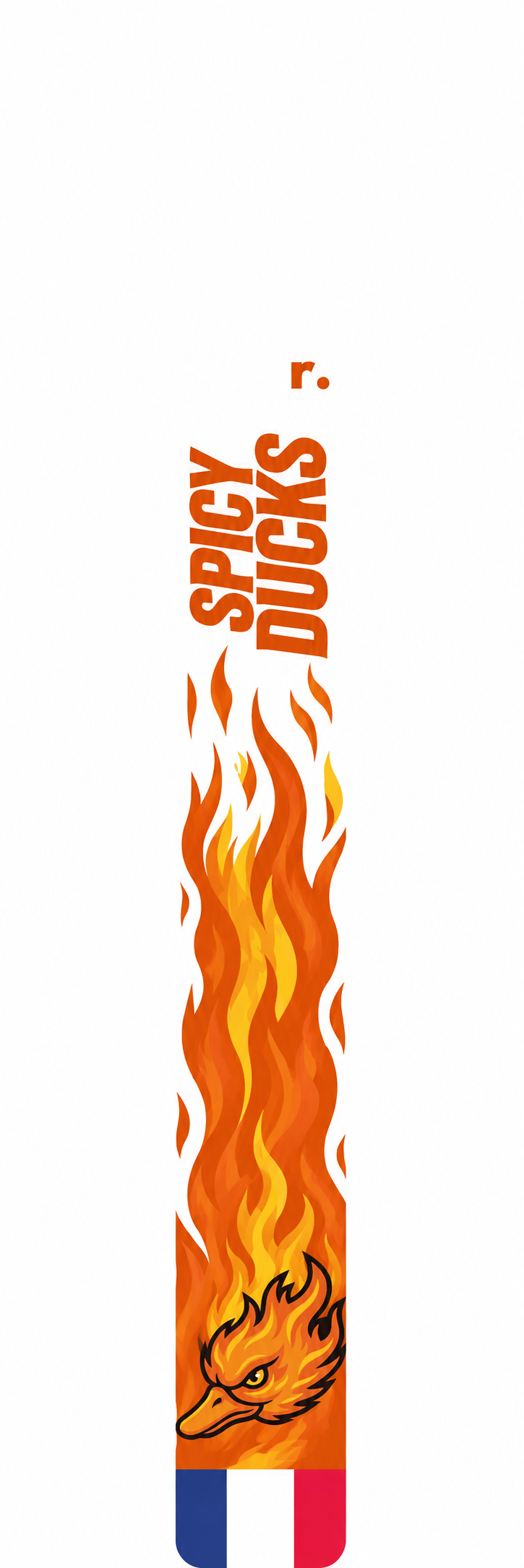 Flags Spicy Ducks orange - Flags seuls (paire)