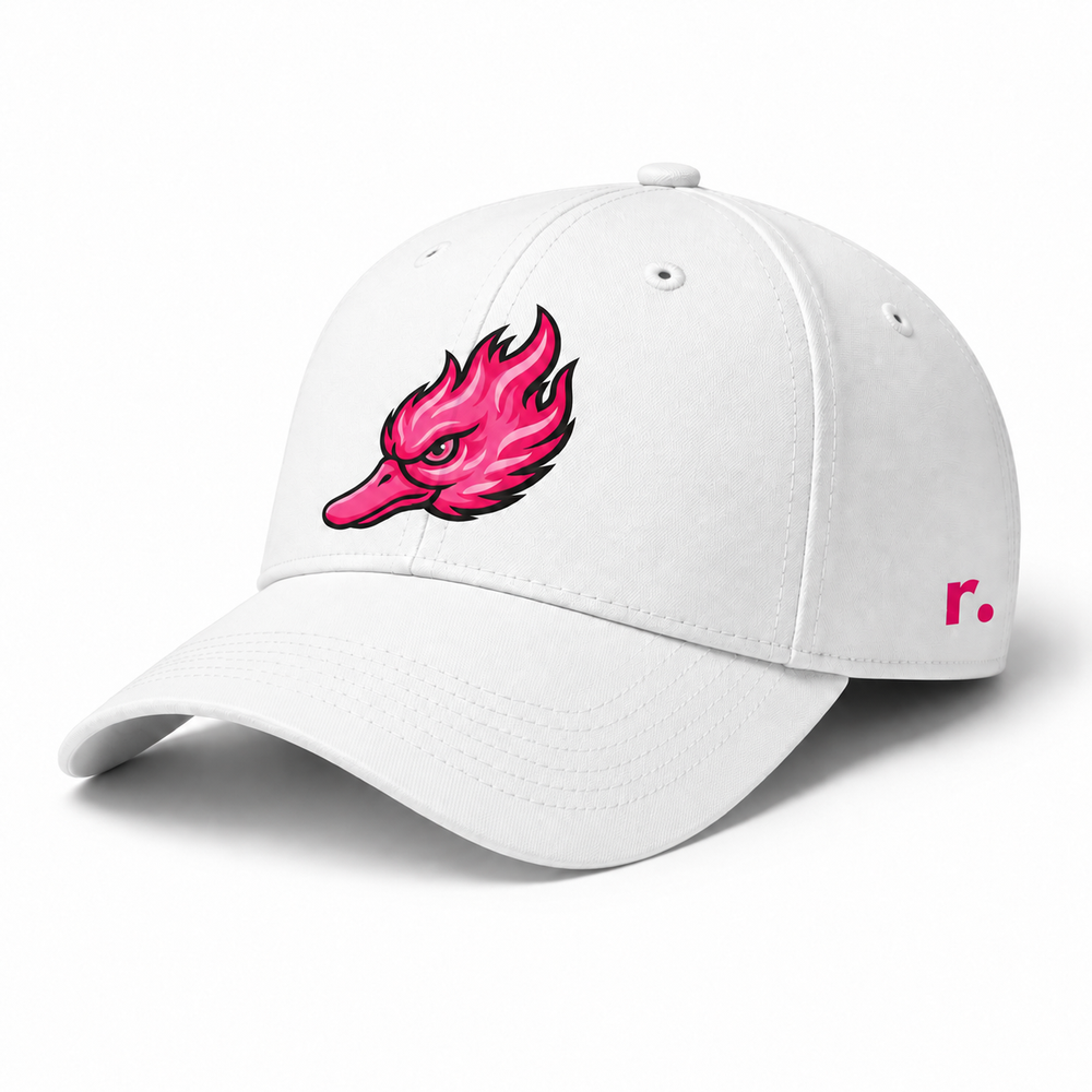 Casquette Spicy Ducks rose - Blanc / Uni