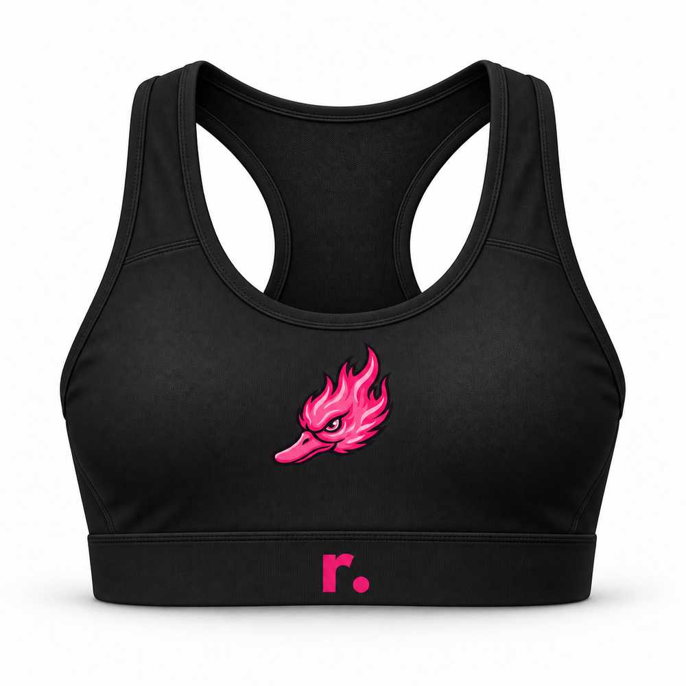 Brassière Spicy Ducks rose - Noir / Uni