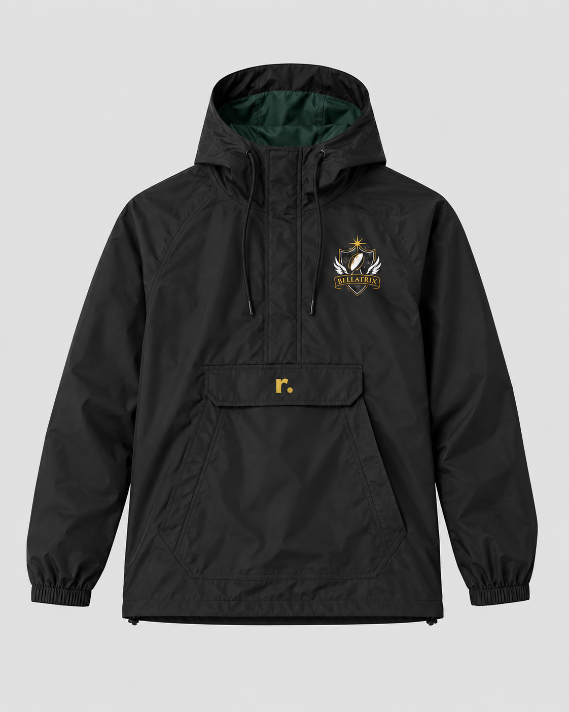 Veste de pluie Bellatrix noire à enfiler