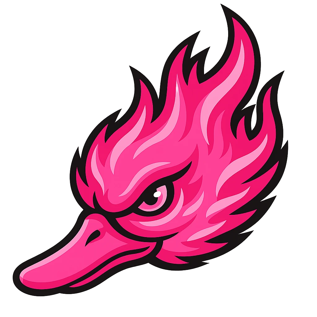 Logo Spicy Ducks rose